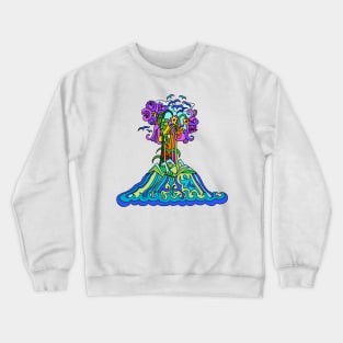 Tropical Island Paradise Crewneck Sweatshirt